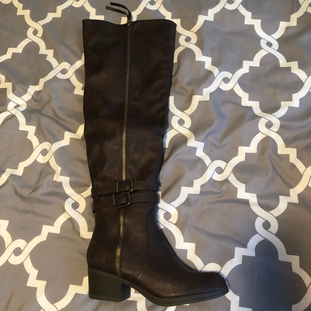 NWT Dark brown over-the-knee boots